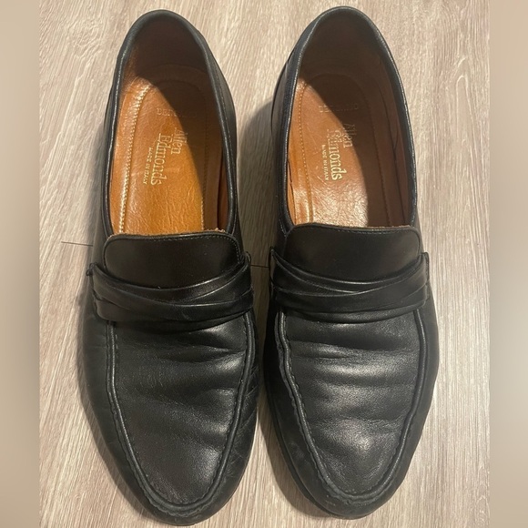 Allen Edmond Men’s Bergamo Loafers Size 9.5 Black Leather Classic Preppy Formal main image 5